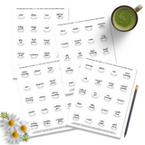 Printable 1.5 inch Round Spice Jar Labels • Round Stickers for Spices