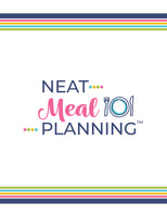 PDF Meal Planner - Editable Weekly Meal Planner Template