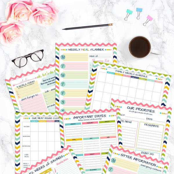 The Neat House Binder™ • Printable Home Management Binder {55+ Pages}
